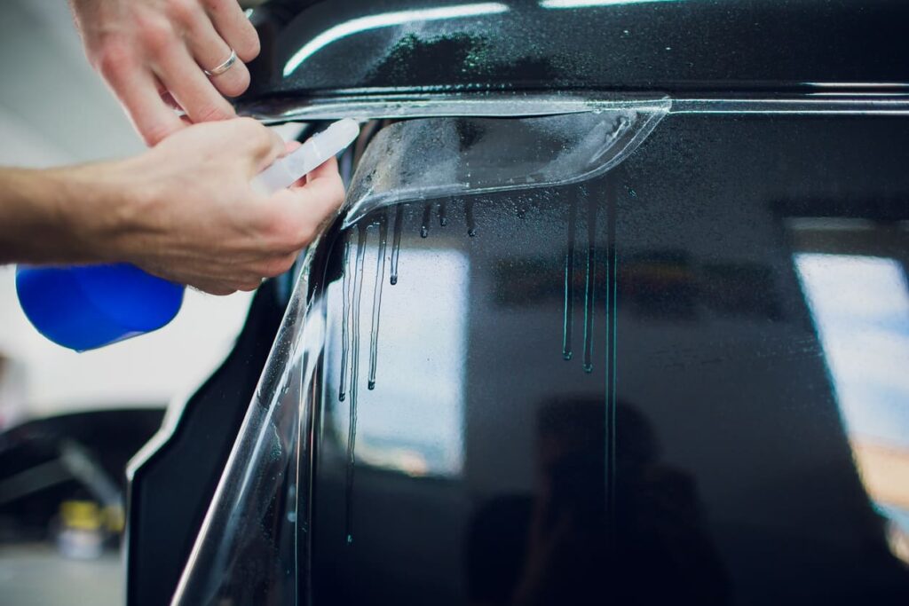 Bugatti Paint Protection Film installation in Thorold