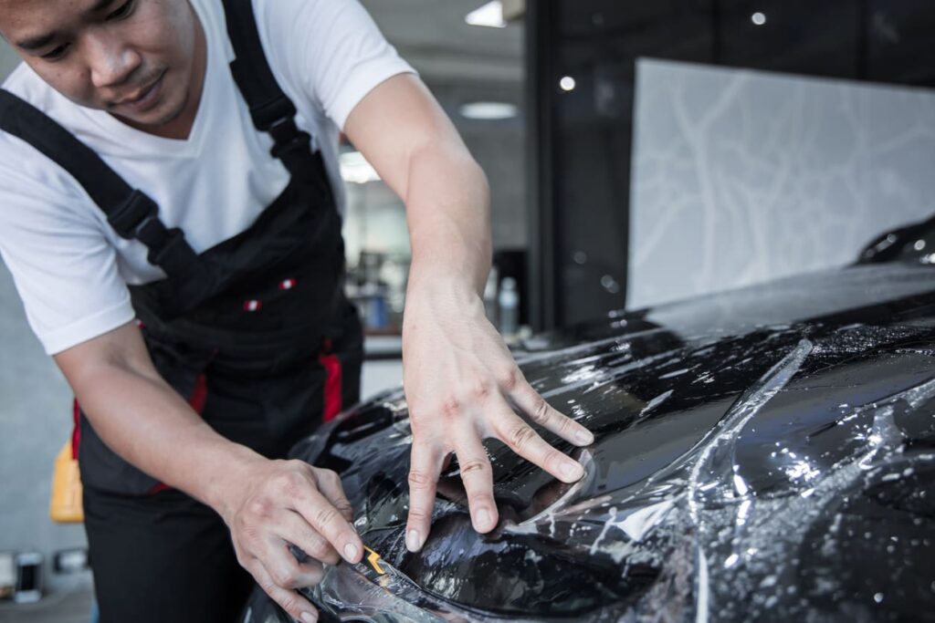 Lucid wrapped with high-quality paint protection film in Thorold