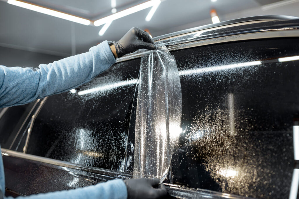 Subaru wrapped with high-quality paint protection film in Thorold